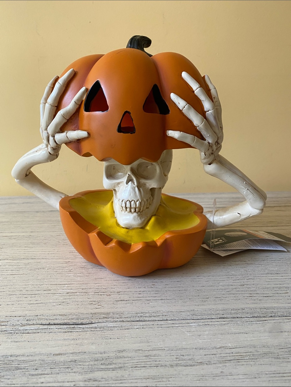 Halloween Pumpkin Skull Decor